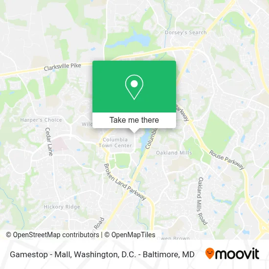 Gamestop - Mall map