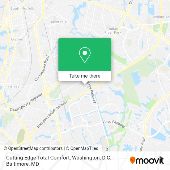 Cutting Edge Total Comfort map