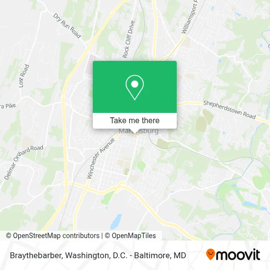 Braythebarber map