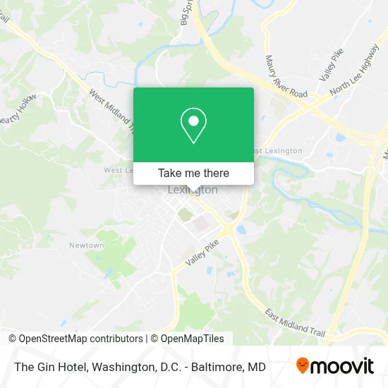 The Gin Hotel map