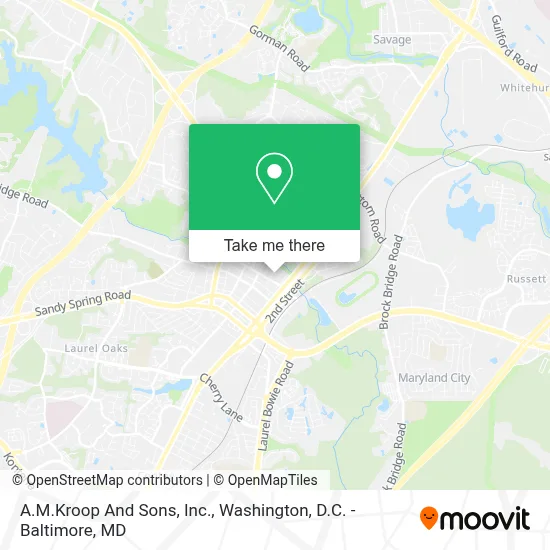 A.M.Kroop And Sons, Inc. map