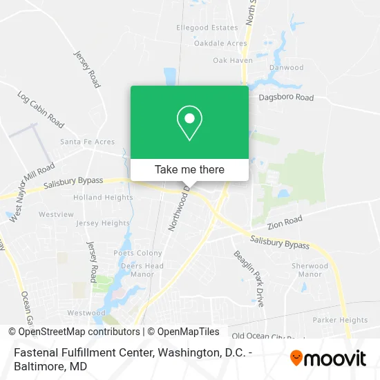 Fastenal Fulfillment Center map