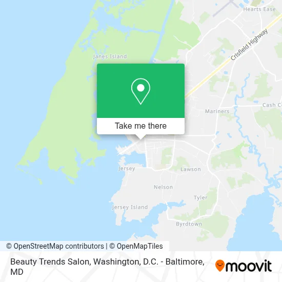 Beauty Trends Salon map