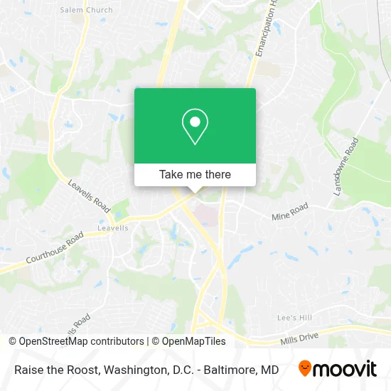 Raise the Roost map