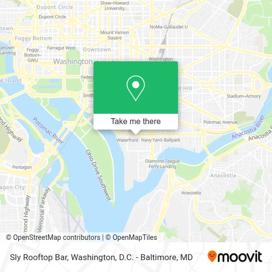 Sly Rooftop Bar map