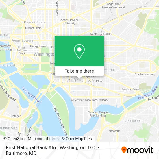 First National Bank Atm map