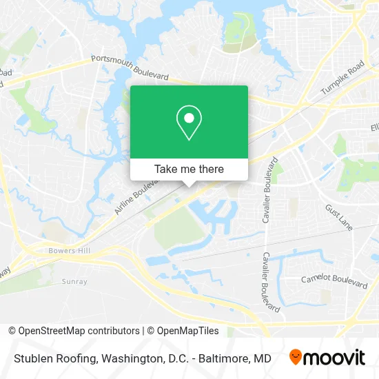 Stublen Roofing map