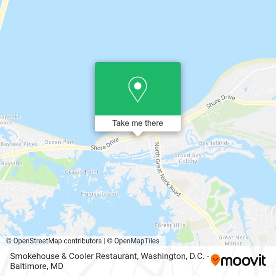 Smokehouse & Cooler Restaurant map