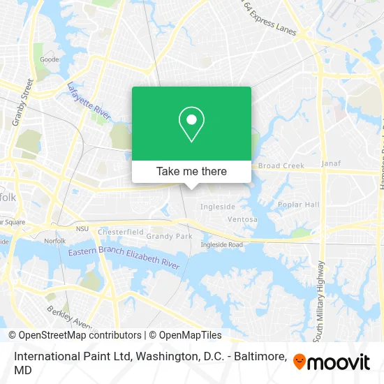 International Paint Ltd map