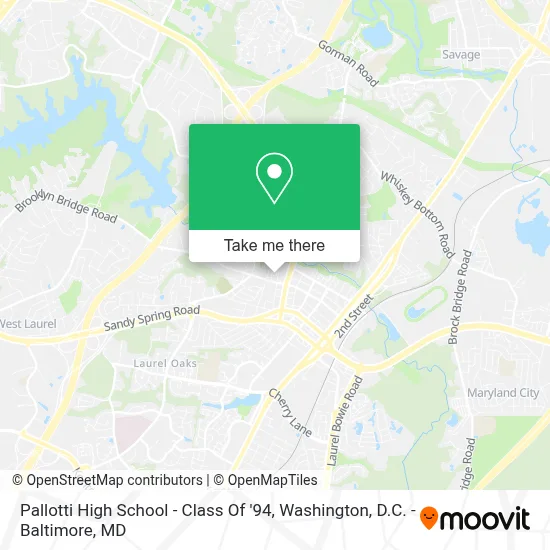 Pallotti High School - Class Of '94 map