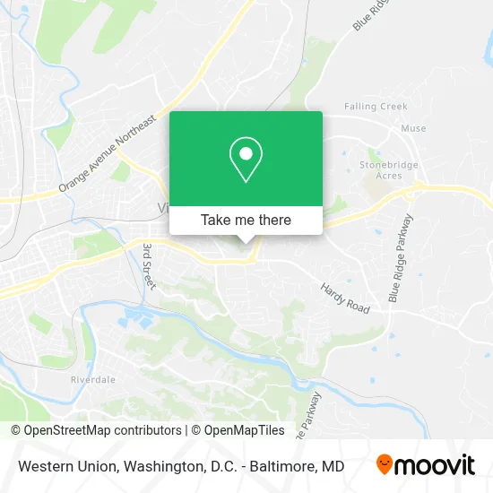 Western Union map