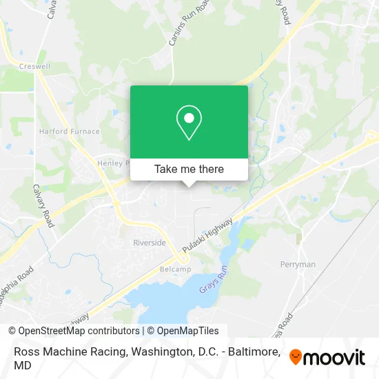 Ross Machine Racing map