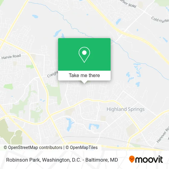 Robinson Park map