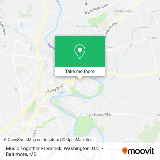 Music Together Frederick map