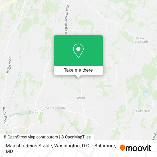 Majestic Reins Stable map