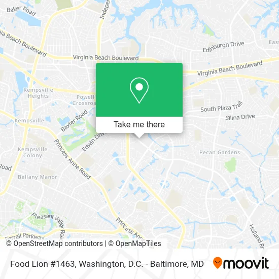 Food Lion #1463 map