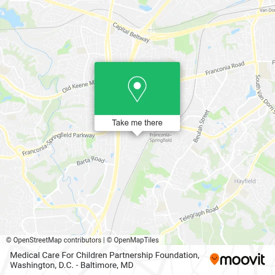 Medical Care For Children Partnership Foundation map