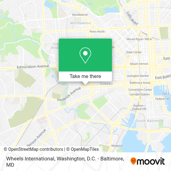 Wheels International map