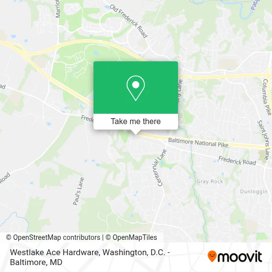 Westlake Ace Hardware map