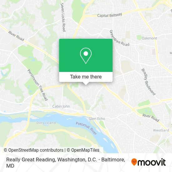 Really Great Reading map