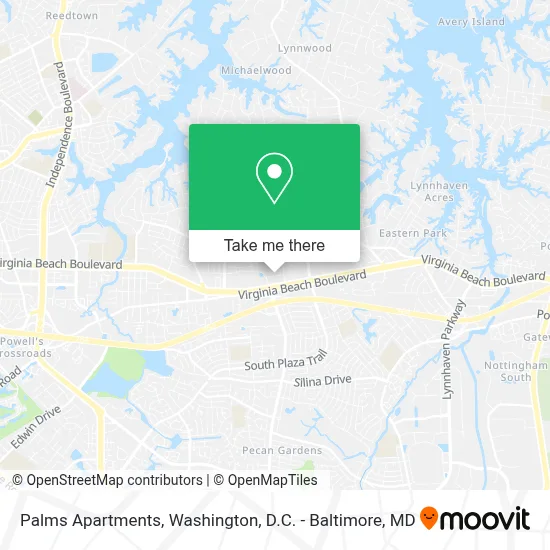 Palms Apartments map