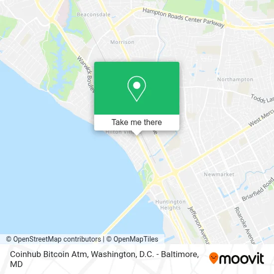 Coinhub Bitcoin Atm map