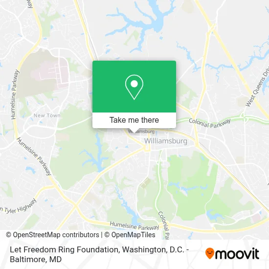 Let Freedom Ring Foundation map