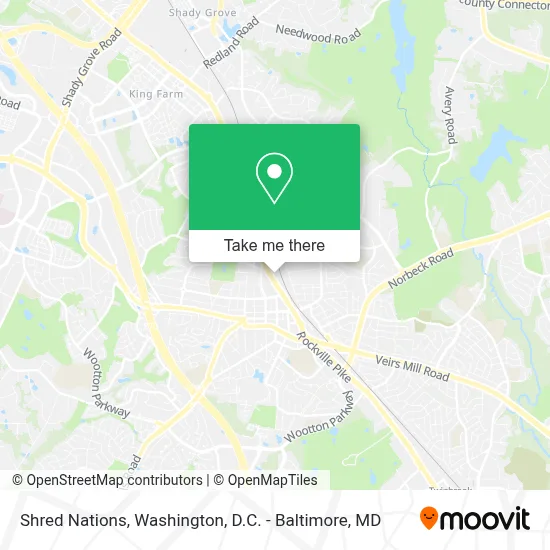 Shred Nations map
