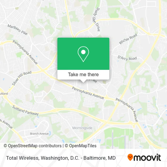 Total Wireless map