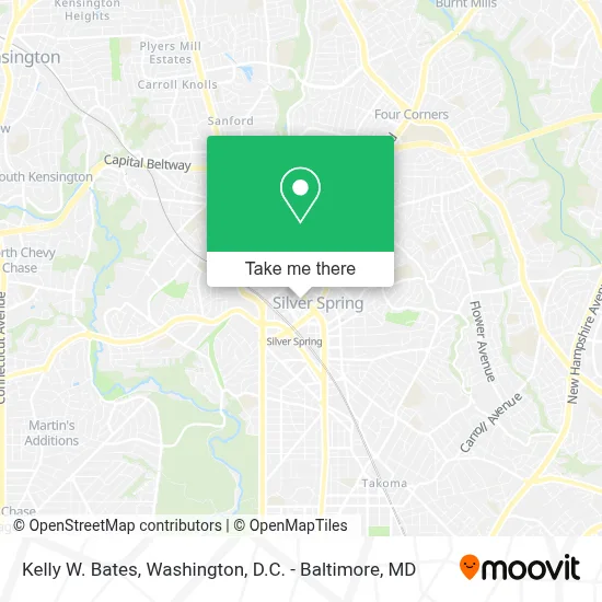 Kelly W. Bates map