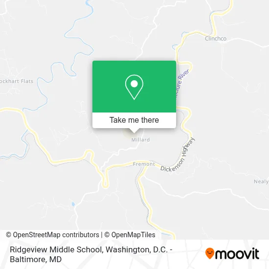 Ridgeview Middle School map