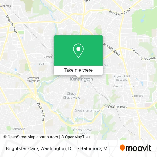 Brightstar Care map