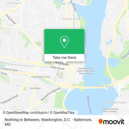 Nothing In Between map