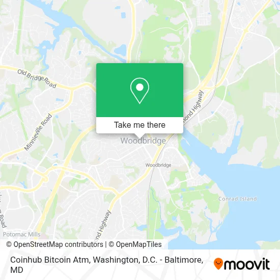 Coinhub Bitcoin Atm map