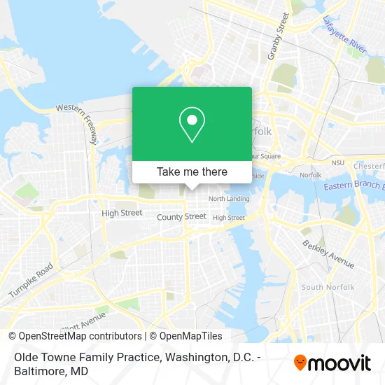 Olde Towne Family Practice map