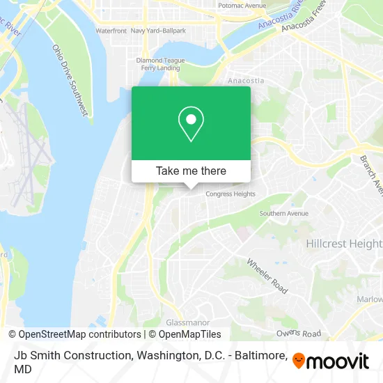 Jb Smith Construction map