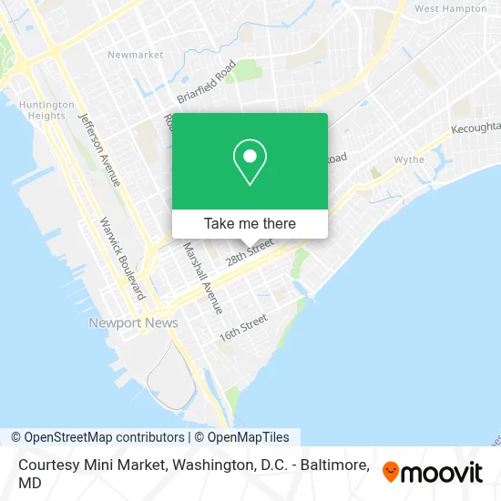 Courtesy Mini Market map