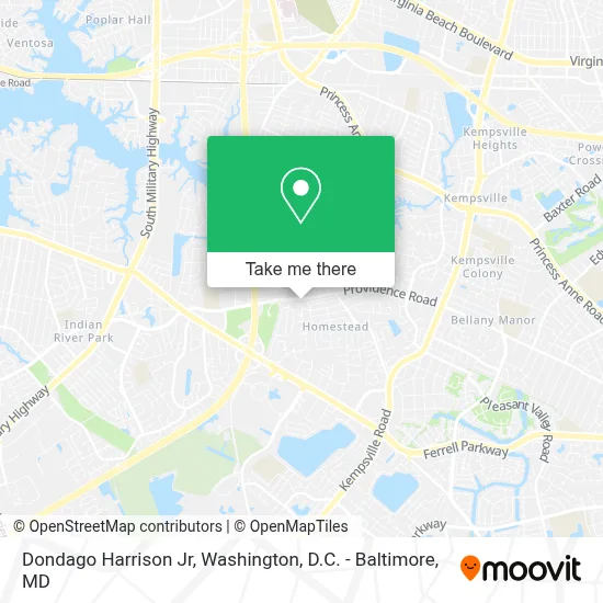Dondago Harrison Jr map