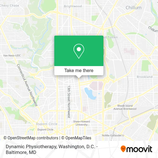 Dynamic Physiotherapy map
