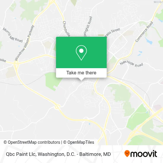 Qbc Paint Llc map