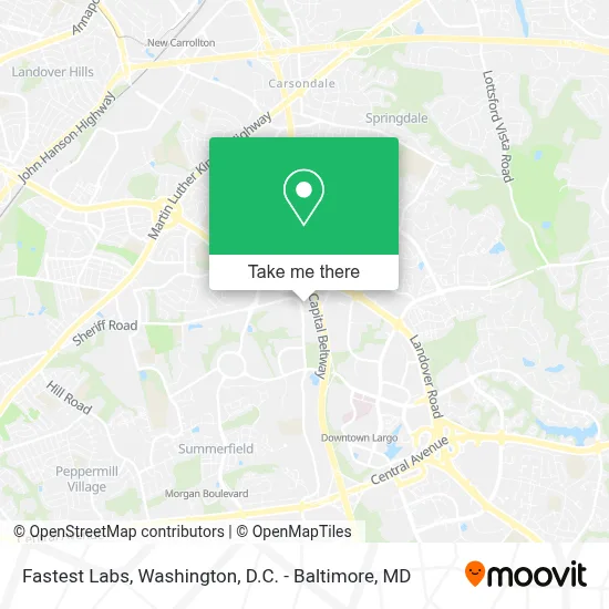 Fastest Labs map