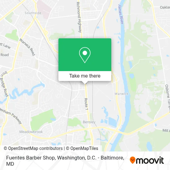 Fuentes Barber Shop map