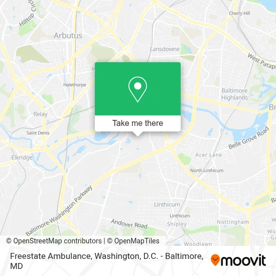 Freestate Ambulance map
