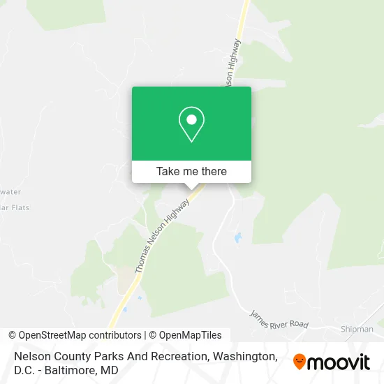 Nelson County Parks And Recreation map