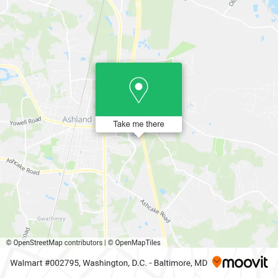 Walmart #002795 map