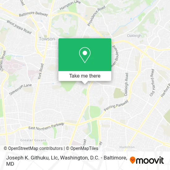 Joseph K. Githuku, Llc map