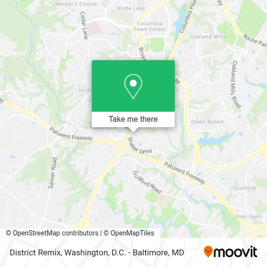 District Remix map