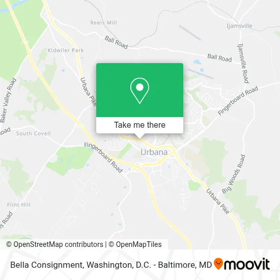 Bella Consignment map