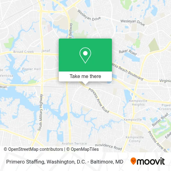 Primero Staffing map
