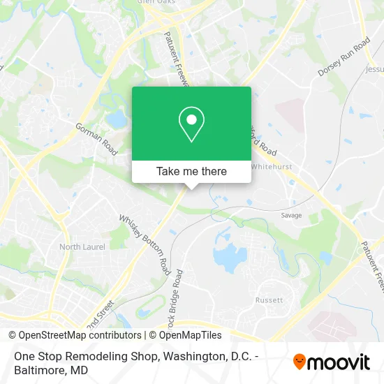 One Stop Remodeling Shop map